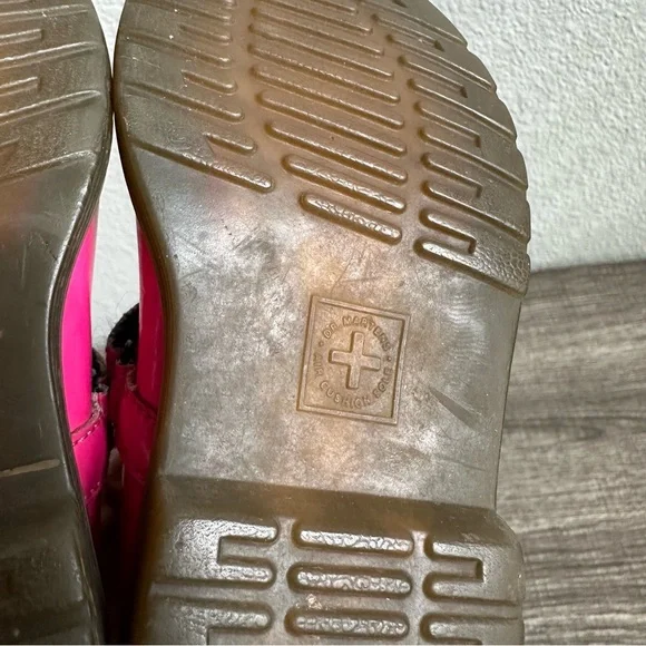 Dr. Martens TULLY Girls Pink Mary Jane Shoes Toddler Size 8 - Picture 7 of 8